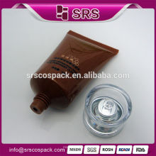 1 OZ Kosmetikprodukte für Körpercreme, Brown Plastik PP Weiches Hautpflegerohr für den persönlichen Gebrauch